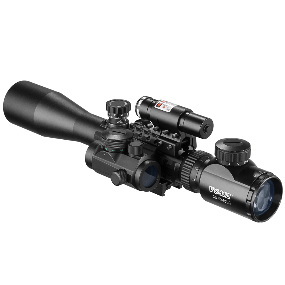 Crossbow Scope Sight - Vomz 3-9X40 Scope Wire Rangefinder Reticle