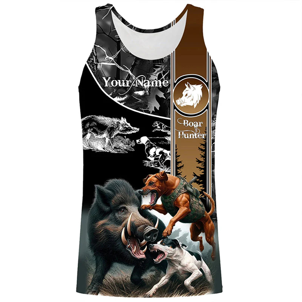 Wildman Hunting & Outdoor Nelspruit - Custom Name Boar Hunter Tank Top