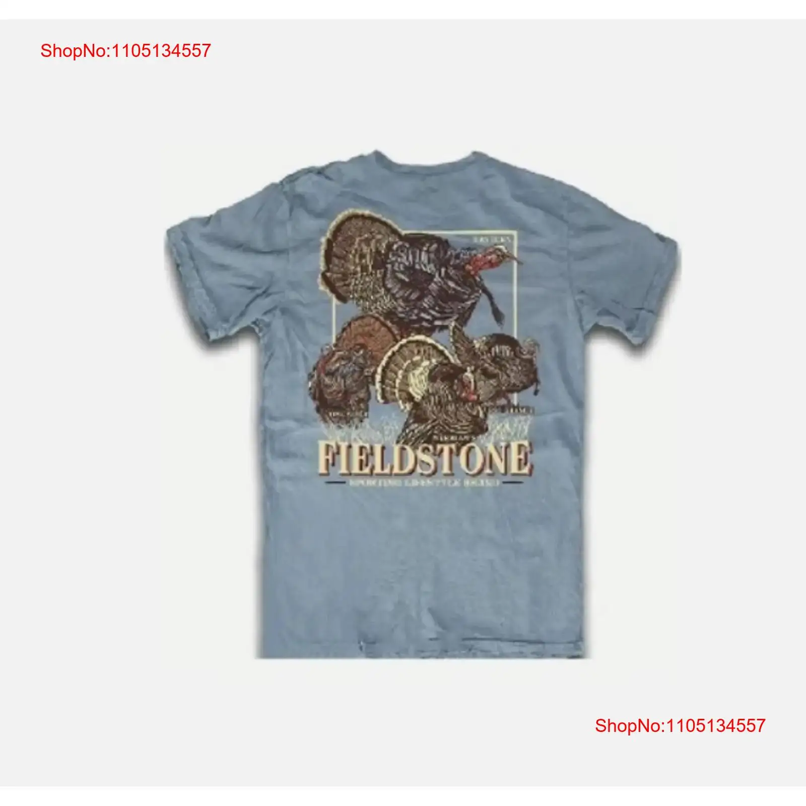 Wildman Hunting & Outdoor Nelspruit - Fieldstone Turkey Hunting T Shirt Grand