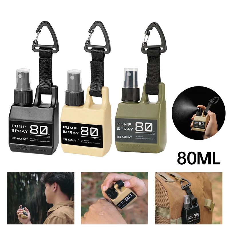 Scent Eliminator Spray - 80ml Atomizer Bottle Portable Pump Spray