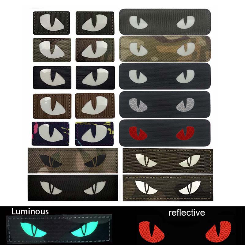 Hunting Blind Fabric - 5PCS/Set,Cat Tiger Eyes Hook Fasteners Patches