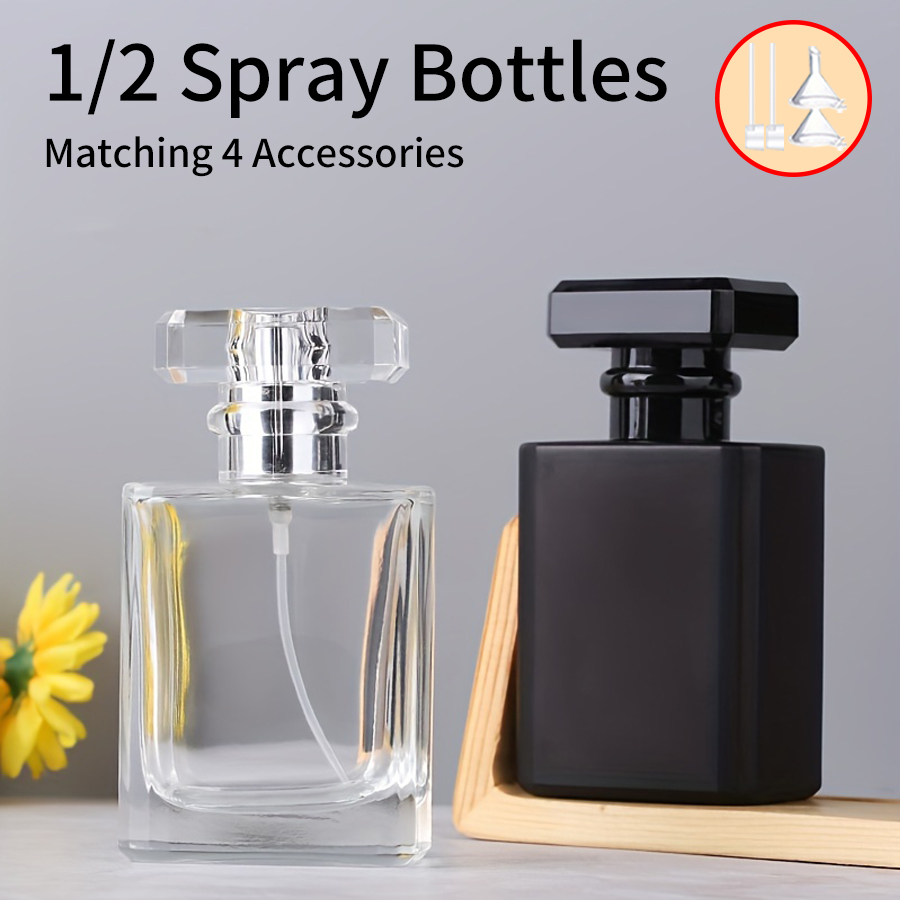 Scent Eliminator Spray - 1/2pcs+4 Accessories 50ml Glass Perfume Spray