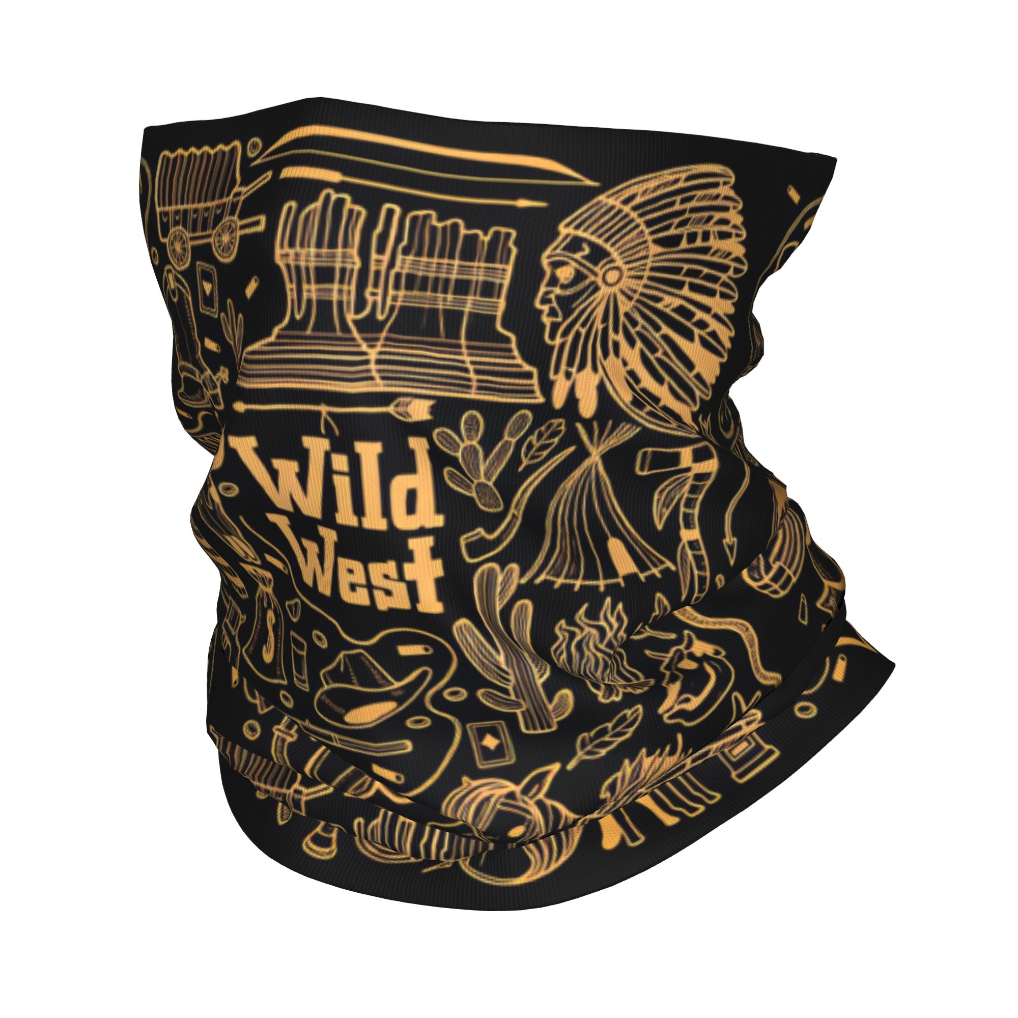 Wildman Hunting & Outdoor Nelspruit - Outdoor Sports Balaclava Wild West LinePrint