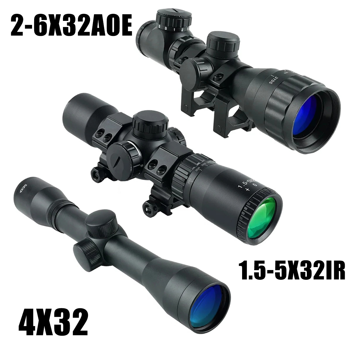 2-6X32AOE Crossbow Short Scope - Crossbow Scope Sight recension och pris