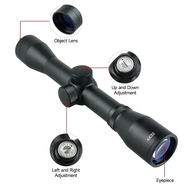 2-6X32AOE Crossbow Short Scope - Crossbow Scope Sight recension och pris