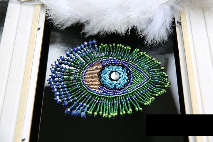 Beaded fringe eyes patches fas - Hunting Blind Fabric recension och pris