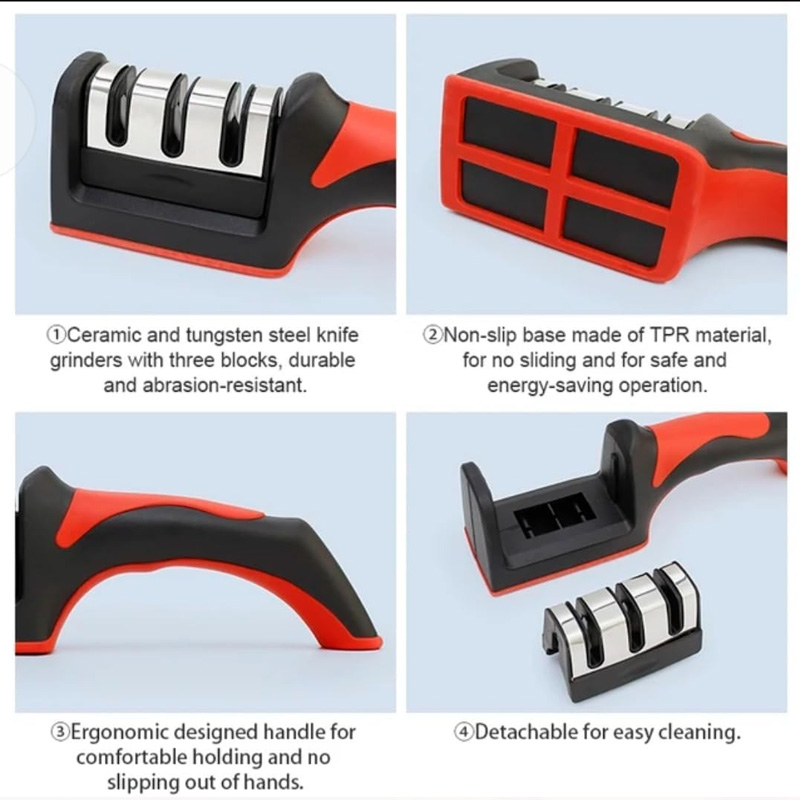 3-Stage Knife Sharpener Kit wi - Hunting Knife Outdoor Edge recension och pris