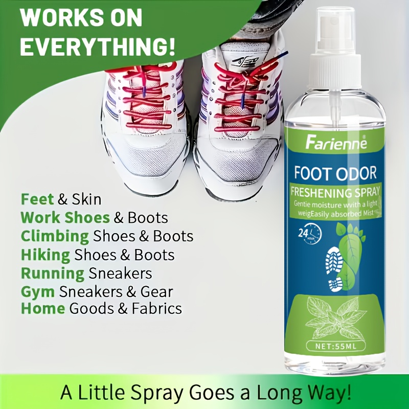55ml Foot Shoes Deodorizer Spr - Scent Eliminator Spray recension och pris