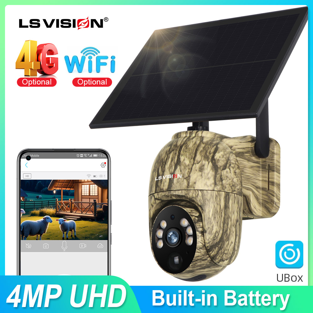 LS VISION 2K Solar Security Ca - Outdoor Hunting Camera Wireless recension och pris
