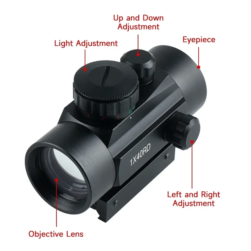 Tactical 1X22X33 Red Dot Sight - Crossbow Scope Sight recension och pris