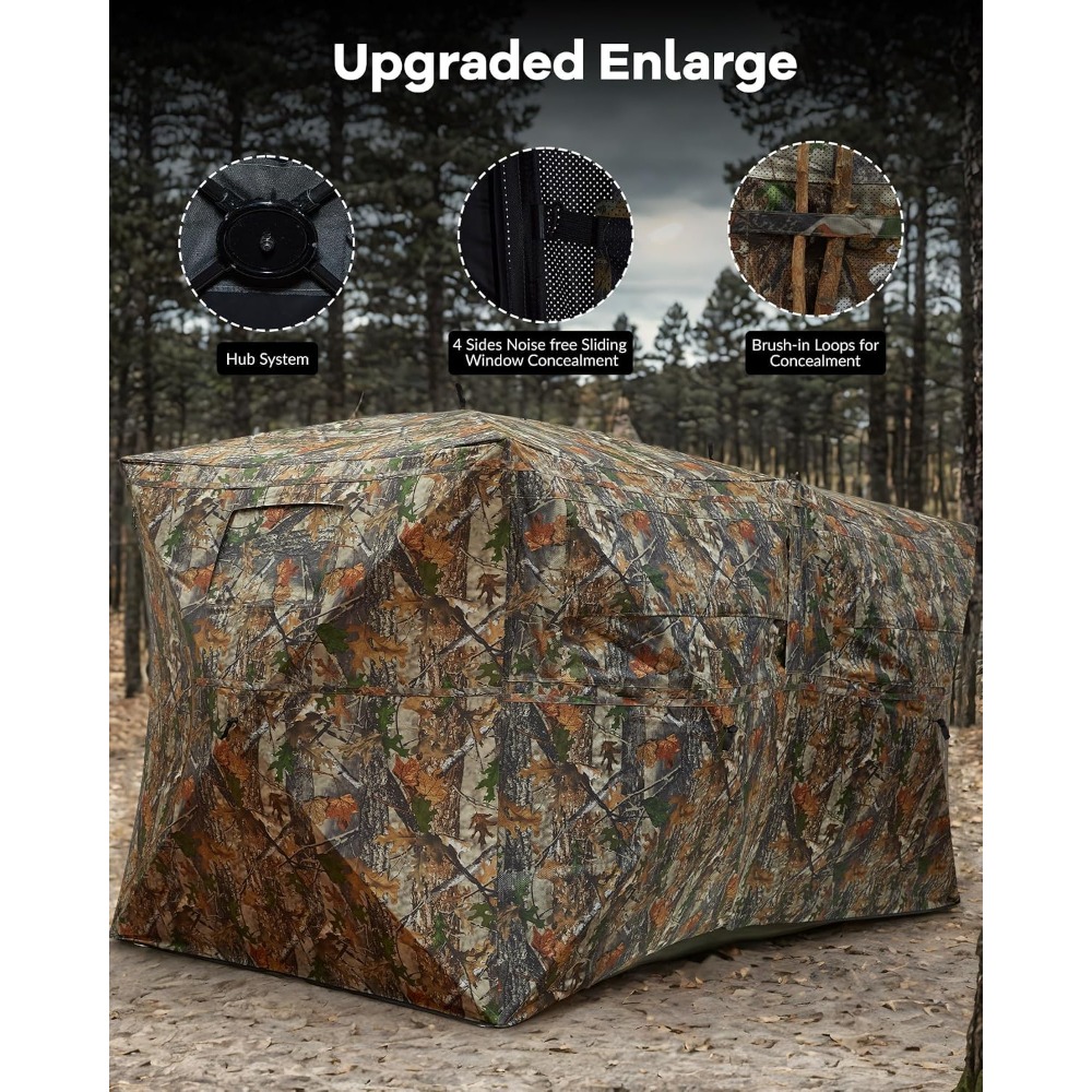 Pop Up Ground Hunting Blind wi - Hunting & Outdoor Supplies Photos recension och pris