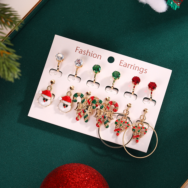 Christmas Clip on Earrings Set - Elk Bugle Call recension och pris