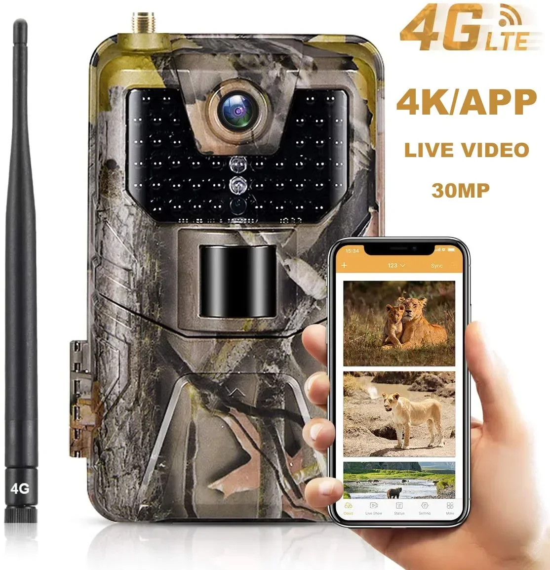 HC-900Pro 36MP photos 4K video - Outdoor Hunting Camera Wireless recension och pris