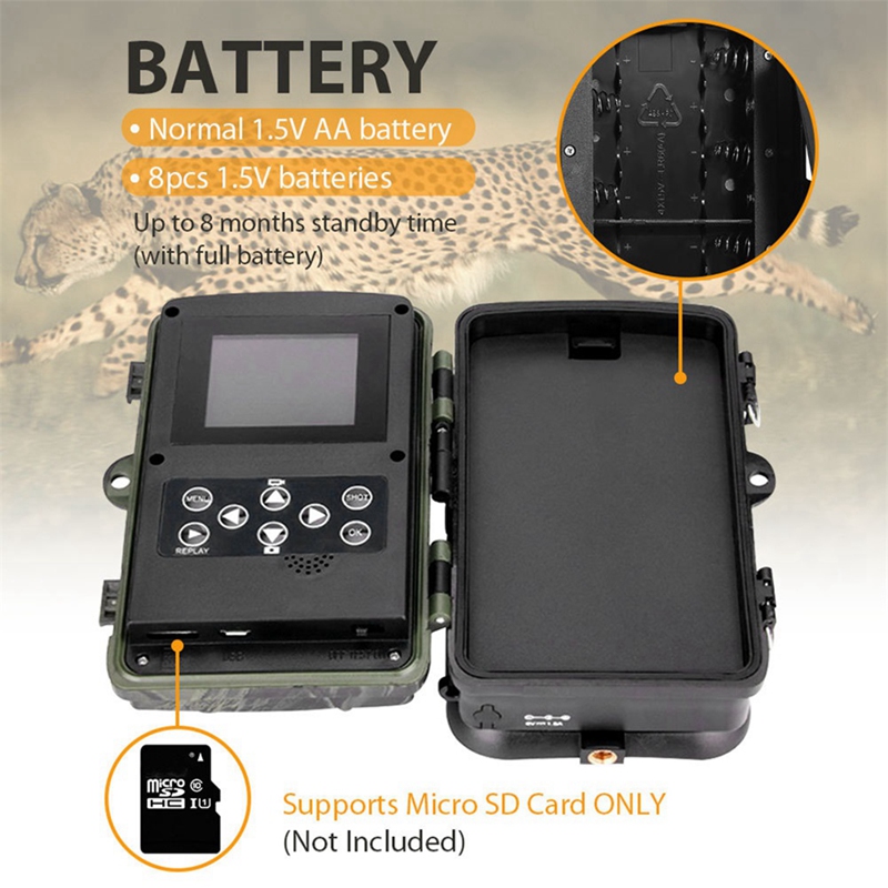-801A 4K UHD 36MP 4G LTE Night - Outdoor Hunting Camera Wireless recension och pris