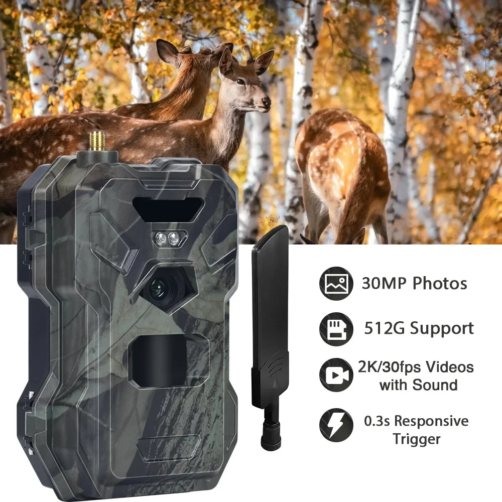 HC-880Pro 4G 30MP HD 2K Night  - Outdoor Hunting Camera Wireless recension och pris