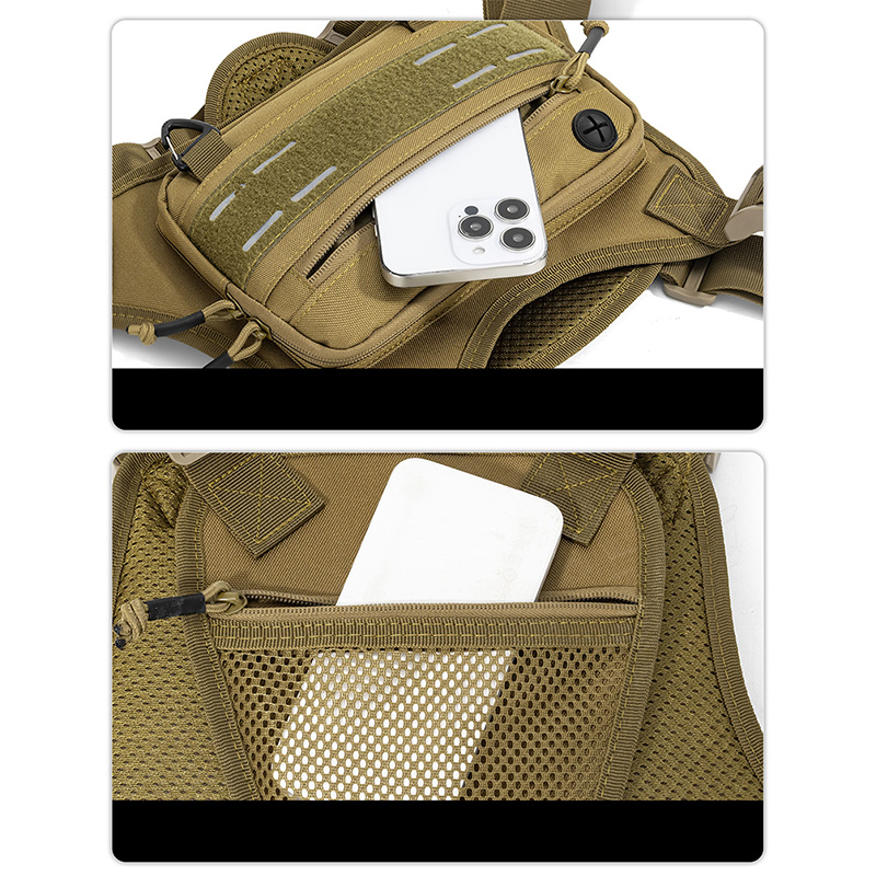 Tactical Front Chest Rig Bag V - Men'S Outdoor Hunting Jacket recension och pris