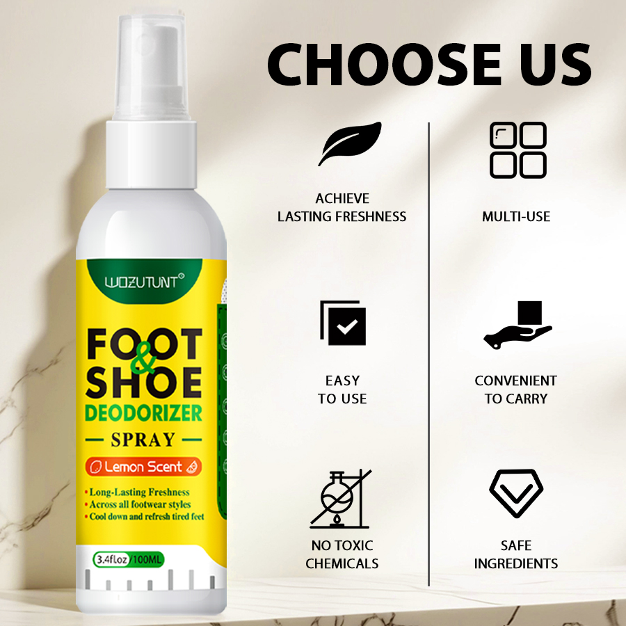 100ml Foot Shoes Deodorizer Sp - Scent Eliminator Spray recension och pris