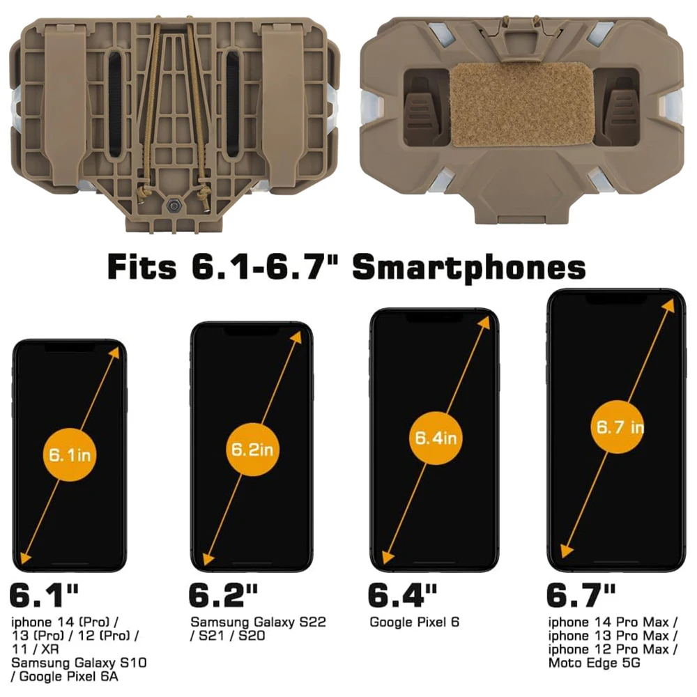 Tactical MOLLE Phone Holder, F - Men'S Outdoor Hunting Jacket recension och pris