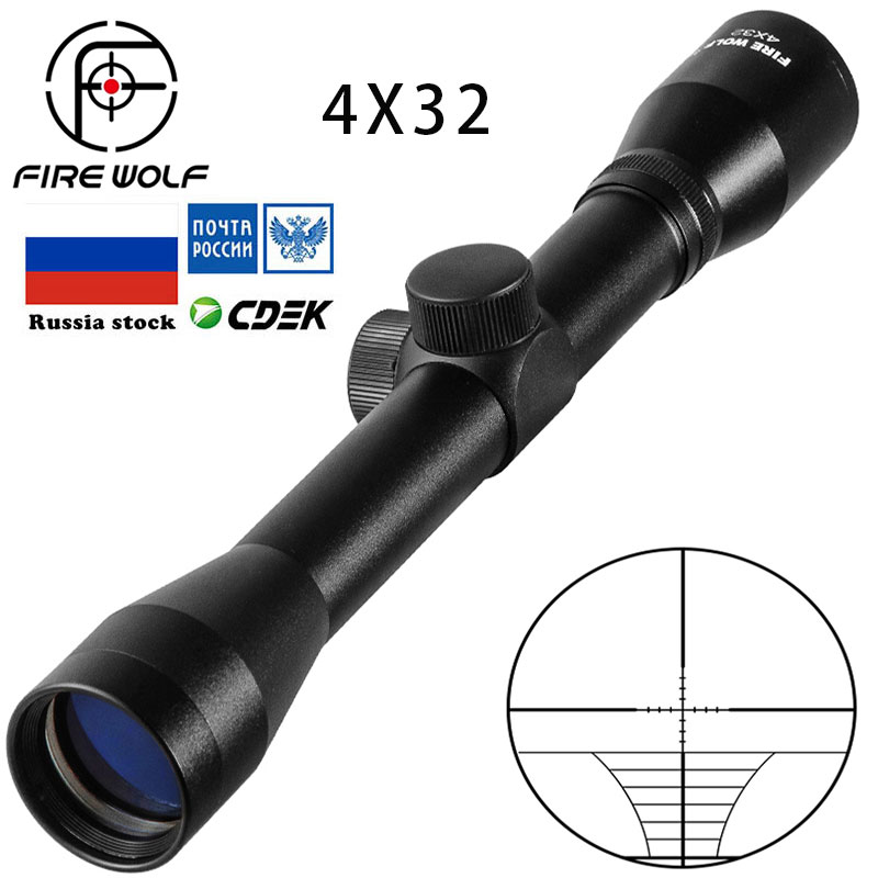 FIRE WOLF 4X32 Bow Cross Tacti - Crossbow Scope Sight recension och pris
