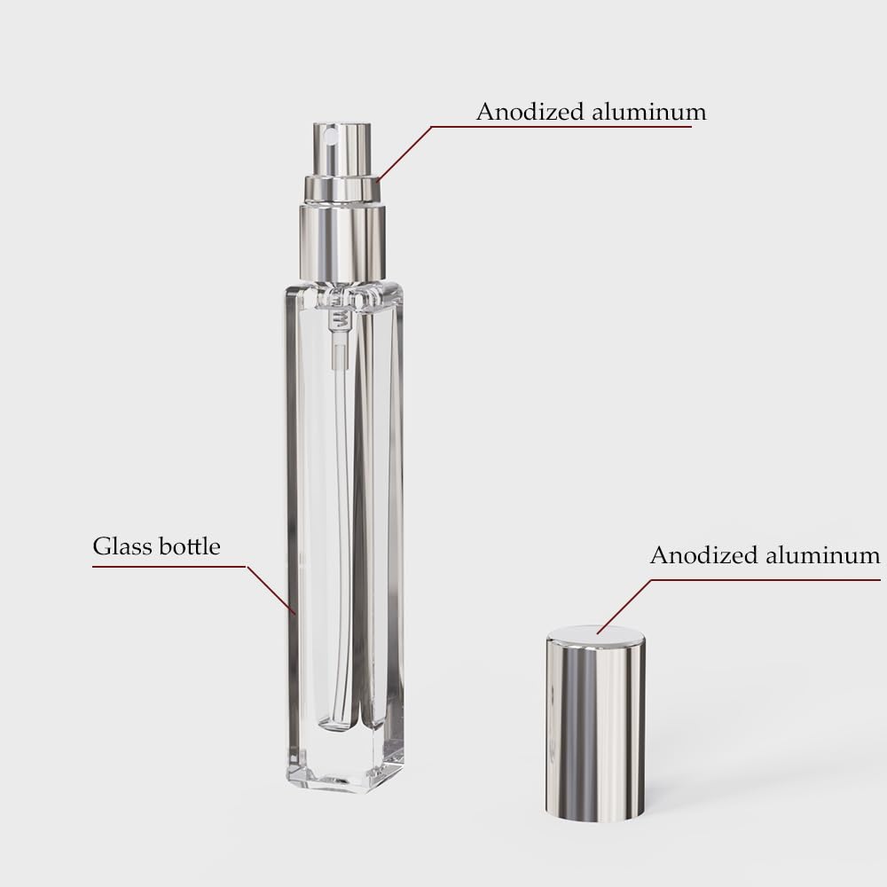 5-Piece Cologne Atomizer Empty - Scent Eliminator Spray recension och pris