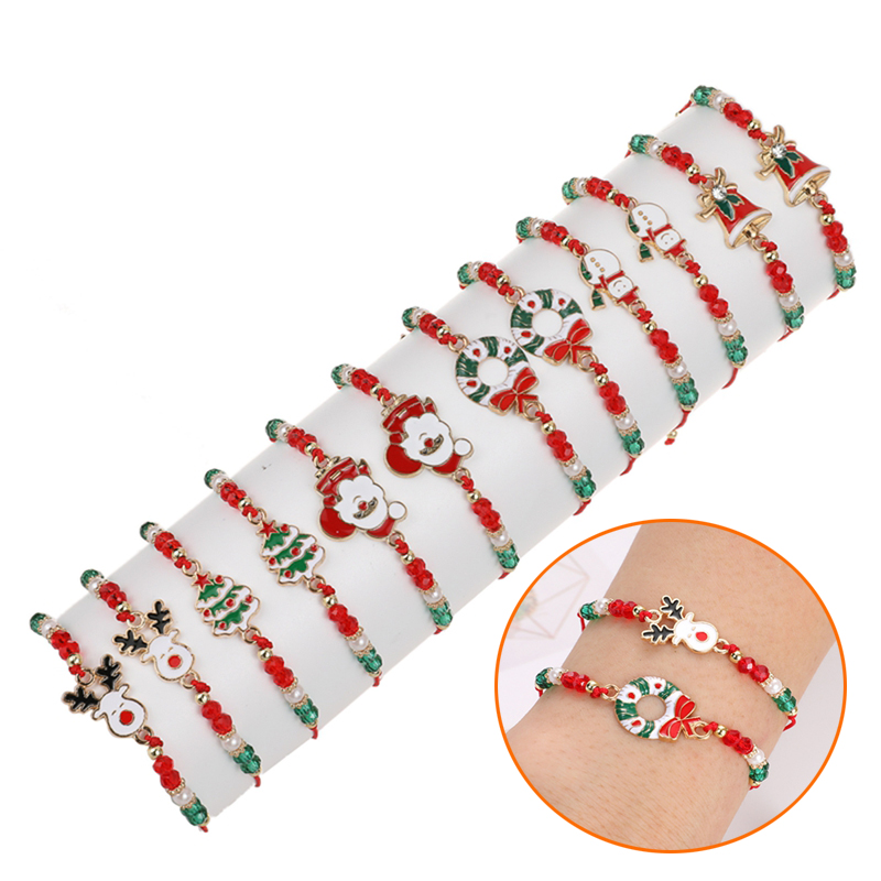 6/12PCS Christmas Red Rope San - Elk Bugle Call recension och pris