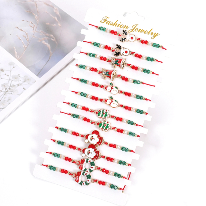 6/12PCS Christmas Red Rope San - Elk Bugle Call recension och pris