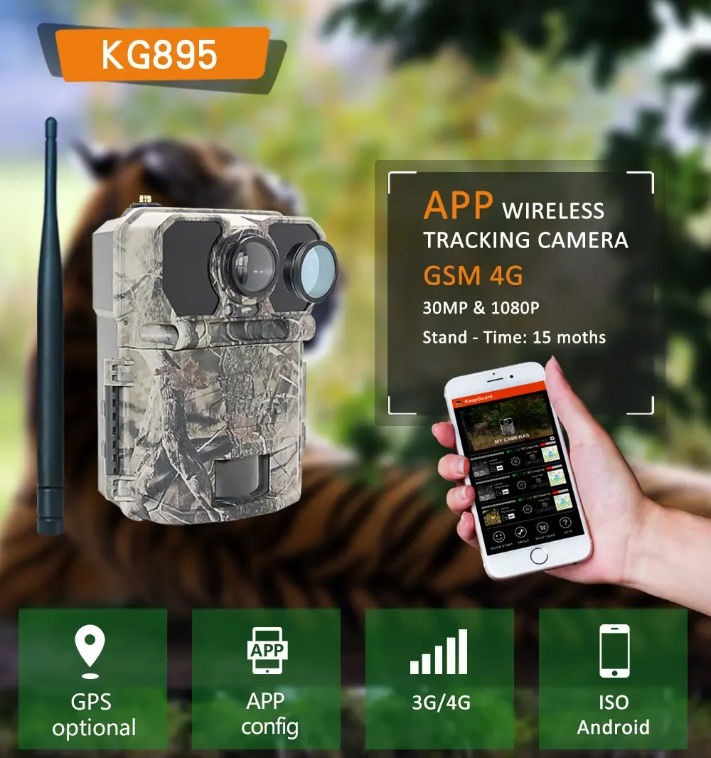 4G Hunting Trail Camera 30MP/1 - Outdoor Hunting Camera Wireless recension och pris
