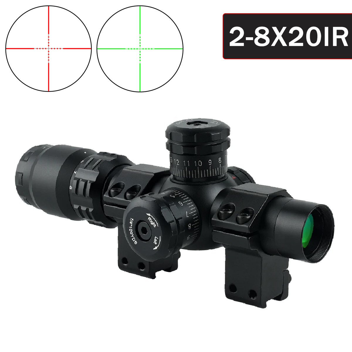 2-8x20IR Hunting Rifle Scopes  - Crossbow Scope Sight recension och pris