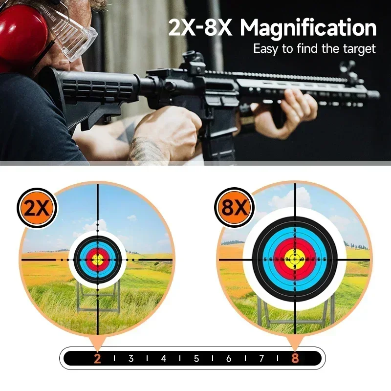 2-8x20IR Hunting Rifle Scopes  - Crossbow Scope Sight recension och pris