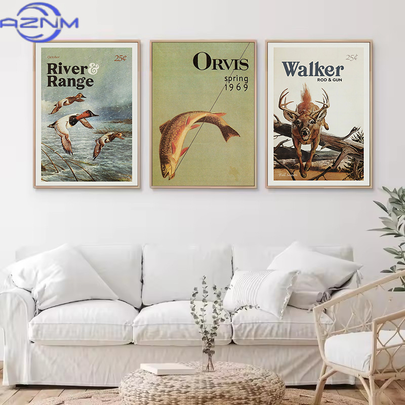 AZNM Retro Wildlife Outdoor Hu - Outdoor Hunting Pictures recension och pris