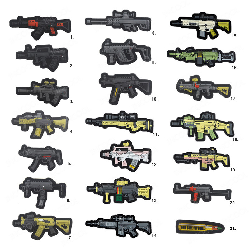 3D PVC Rubber Gun Patch AK47 H - Hunting Blind Fabric recension och pris