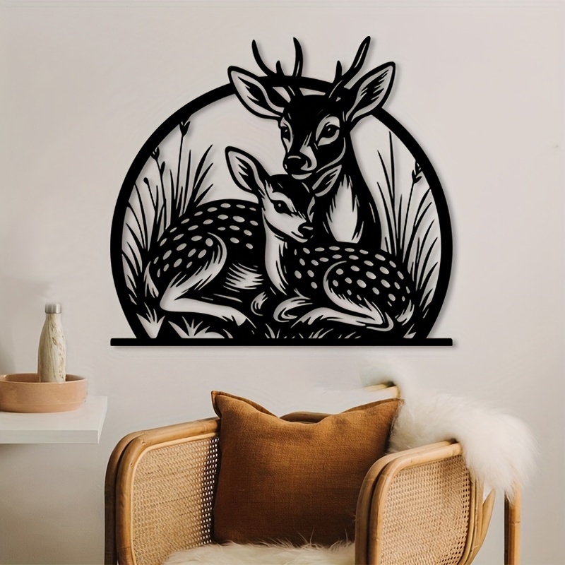 Brand Rustic Iron Deer Wall Ar - Hunting Outdoor Brands recension och pris