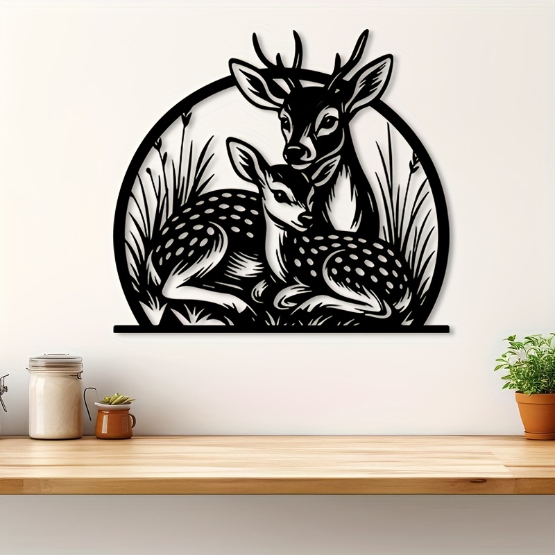 Brand Rustic Iron Deer Wall Ar - Hunting Outdoor Brands recension och pris