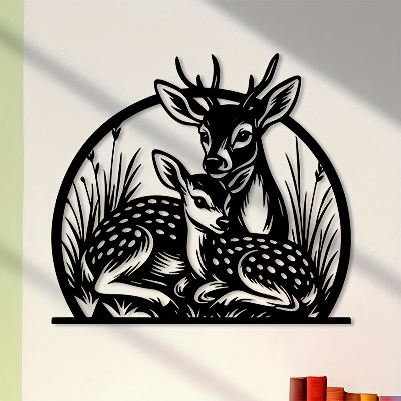 Brand Rustic Iron Deer Wall Ar - Hunting Outdoor Brands recension och pris