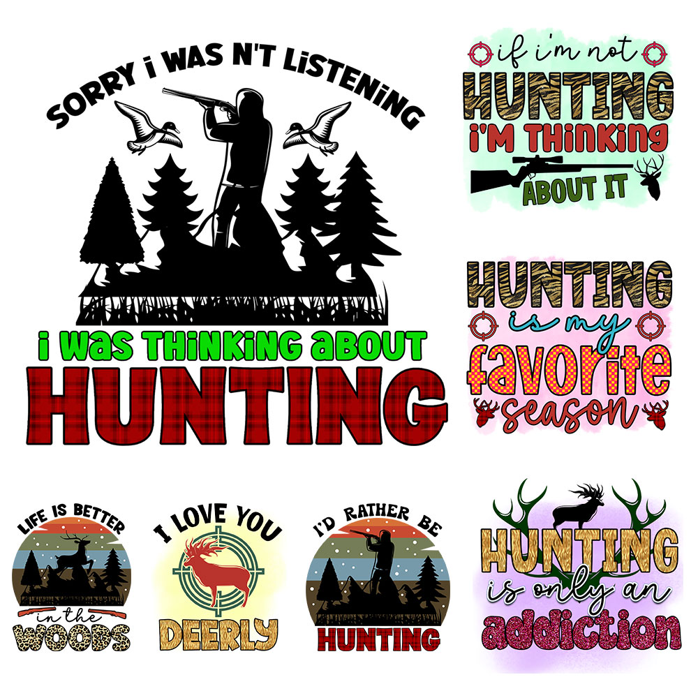 Hunting Seasons Iron On Patche - Outdoor Hunting Pictures recension och pris
