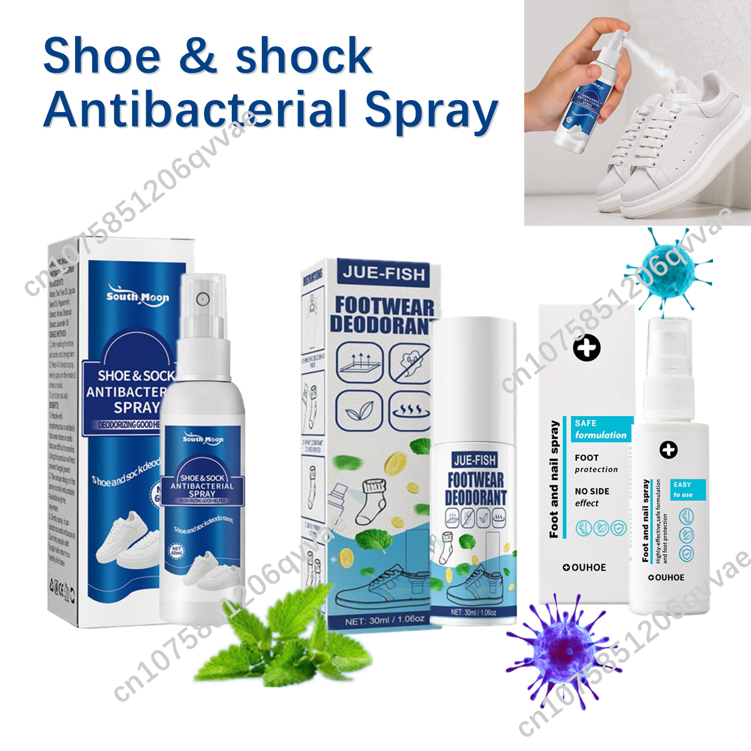 Foot Perfume Odor Shoe Odor Ne - Scent Eliminator Spray recension och pris