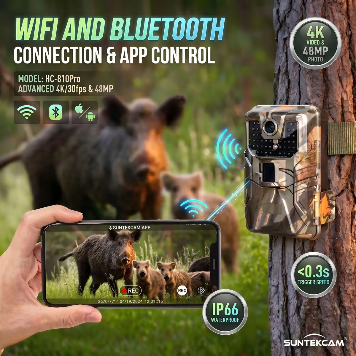 4K Outdoor Wifi Hunting Camera - Outdoor Hunting Camera Wireless recension och pris