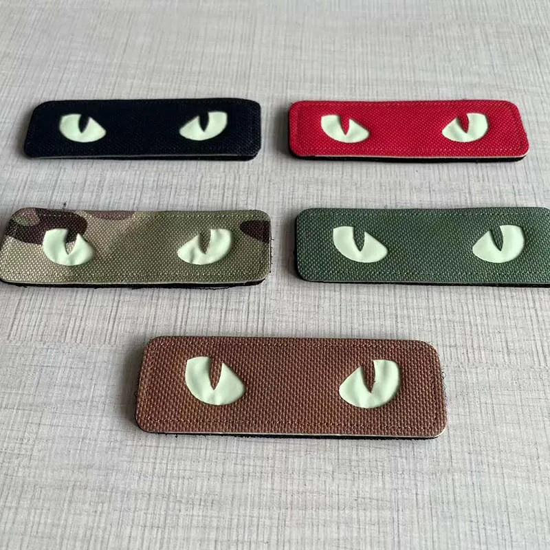 Cat Tiger Eyes,Evil Eye Badge  - Hunting Blind Fabric recension och pris