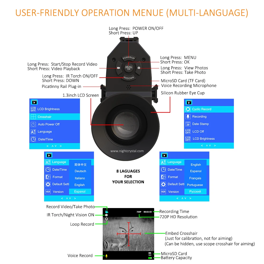Megaorei 3B NK007s Military Ni - Crossbow Scope Sight recension och pris
